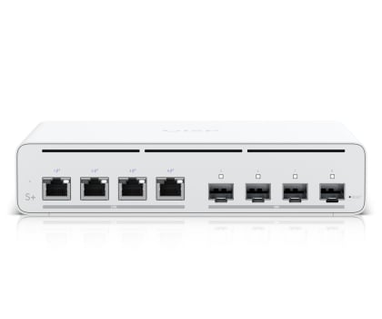 Switche Ubiquiti UISP-S-Plus EU Switch 4x 2.5 GbE RJ45  4x SFP+ 160W